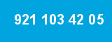 921 103 42 05 921 103 42 05